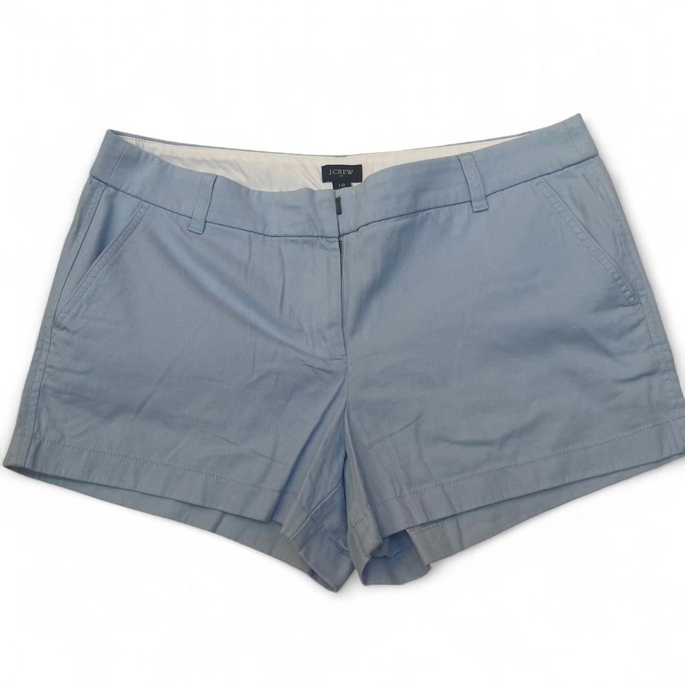 J Crew light blue shorts size 12